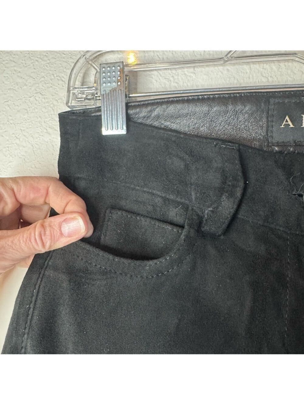 ARTICO {AXEL’S VAIL} Suede Black Pants - Picture 6 of 17
